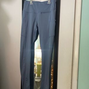 Womens Blue Leggings